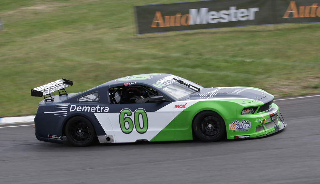 Dennis Lind vinder årets første DTC løb.
(Foto: Motorsporten.dk)